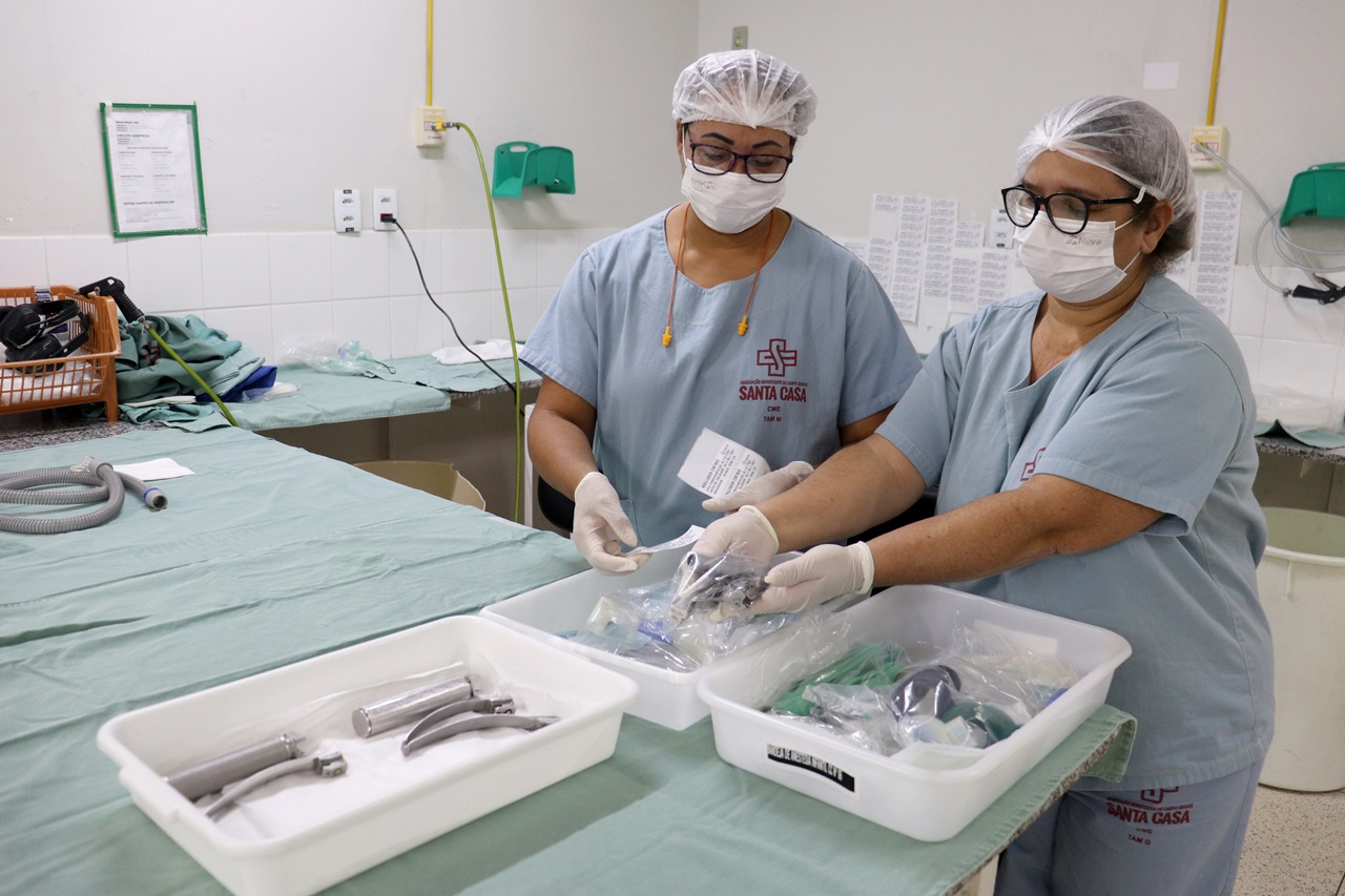 Projeto piloto iniciou em março de 2021, no centro cirúrgico do hospital - Foto: Divulgação Santa Casa