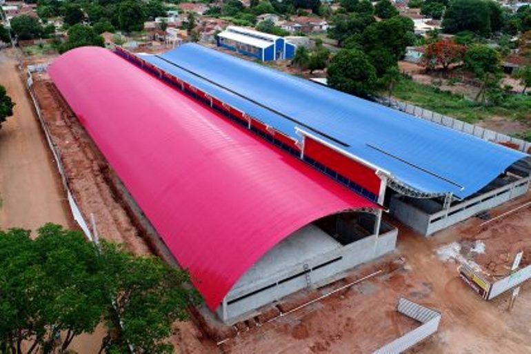 Local > Feirantes já conheceram o novo espaço da feira central, construído na área da antiga NOB - Divulgação