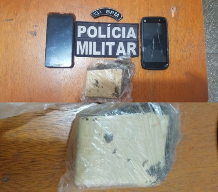 Os autores receberam voz de prisão e foram encaminhados para a 1ª Delegacia de Polícia Civil - PM/Reprodução Os autores receberam voz de prisão e foram encaminhados para a 1ª Delegacia de Polícia Civil - PM/Reprodução