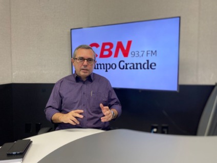 Edir Viégas, colunista da rádio CBN Campo Grande - Foto: Glória Maria/CBN