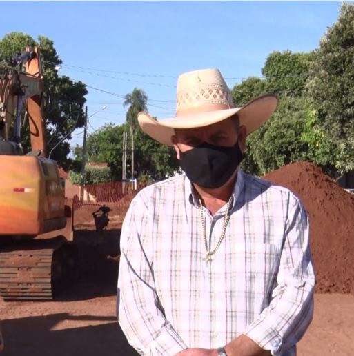 Prefeito Ângelo Guerreiro informou investimentos no bairro Santa Rita - Reprodução/TVC