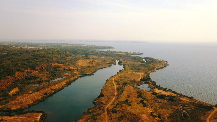 Cascalheira está às margens do rio Paraná, em Três Lagoas, local é utilizado para trilhas. - Divulgação