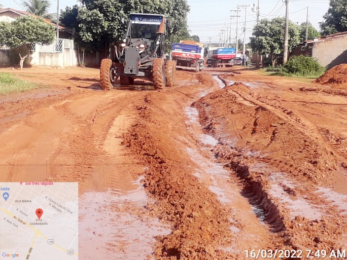 Serviços estão sendo executados no bairro Paranapungá. - JpNews