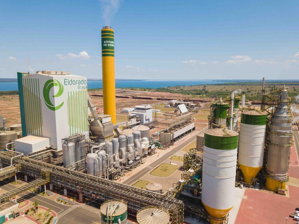 Fábrica da Eldorado em Três Lagoas, MS - Foto: Reprodução/Eldorado Brasil