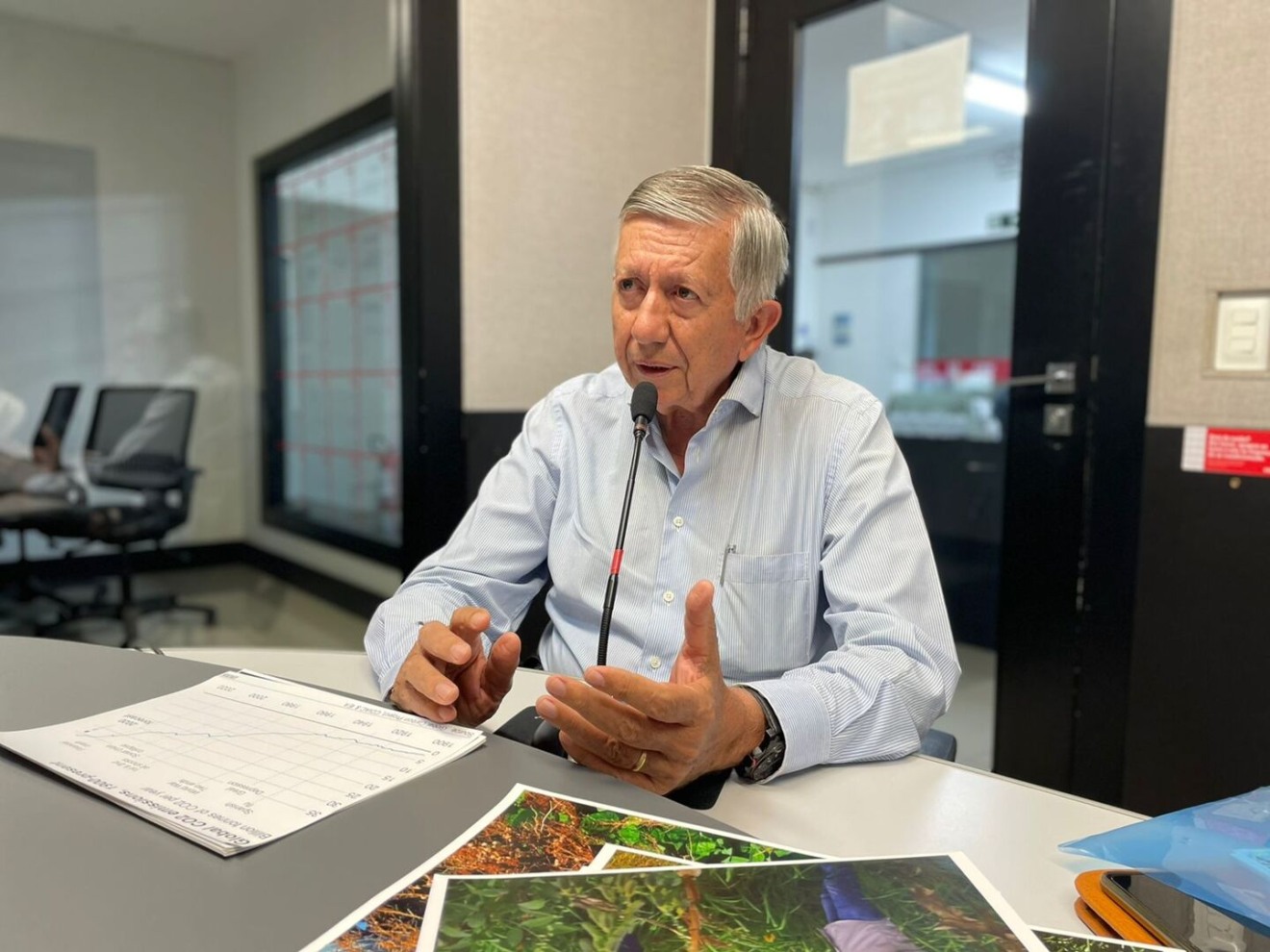 Especialista reforça necessidade de conscientizar produtores rurais sobre alternativas para reduzir emissão de gás carbônico em produção - Foto: Isabelly Melo