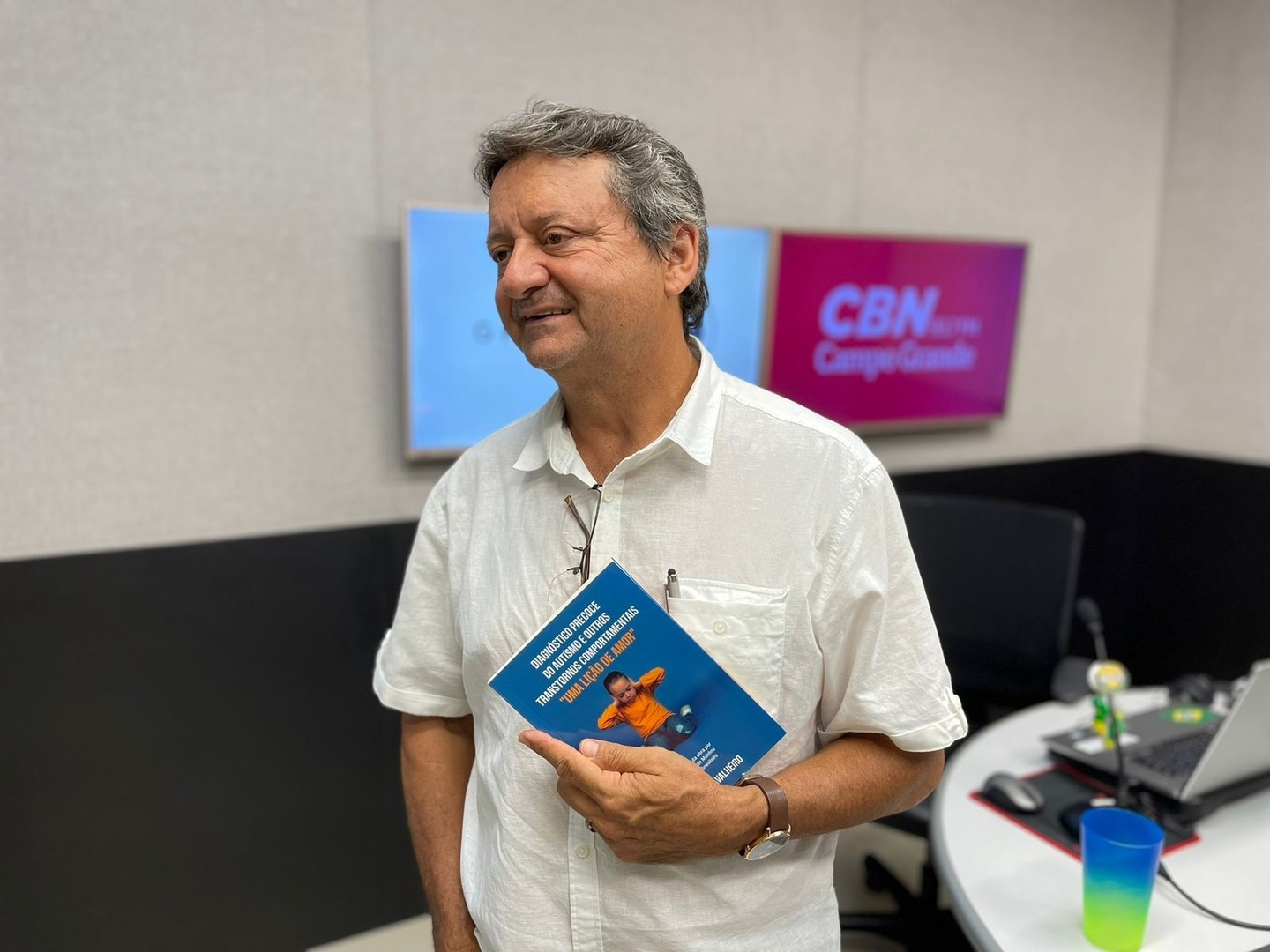 Celso Cavalheiro esteve em Três Lagoas  e falou do livro "Diagnóstico Precoce do Autismo e Outros Transtornos Comportamentais" - Arquivo/JP