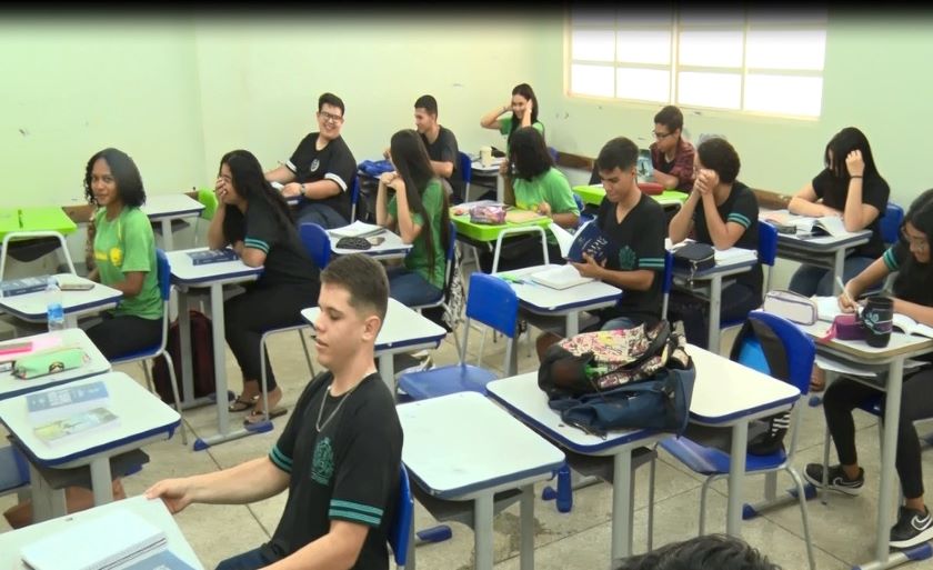 A última escola estadual construída em Três Lagoas foi a Luiz Lopes, localizada no bairro Santa Terezinha, porém, ela também não atende mais a demanda da cidade - Reprodução/TVC