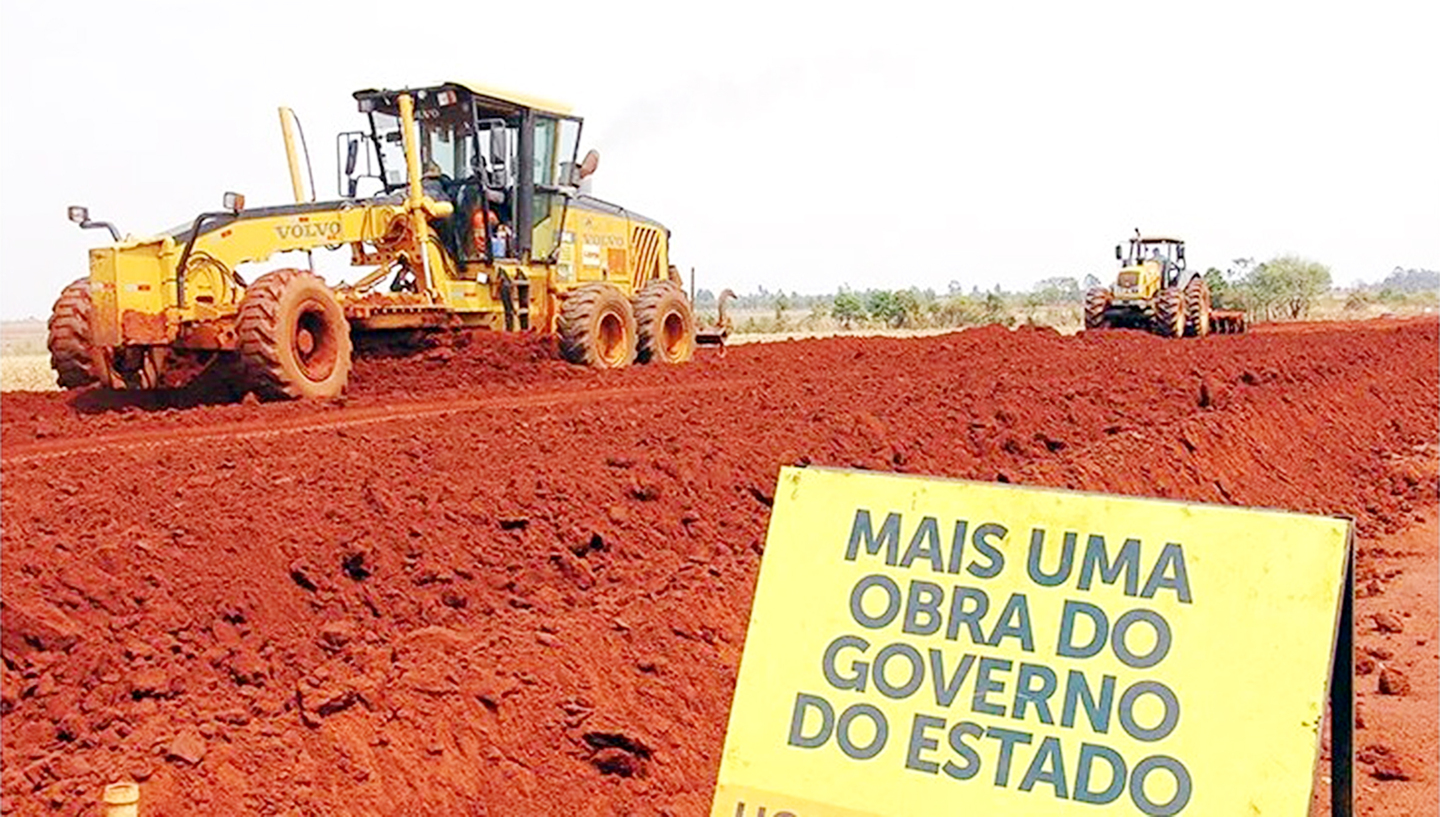 ZONA RURAL > Estado investe na recuperação das estradas - Divulgação