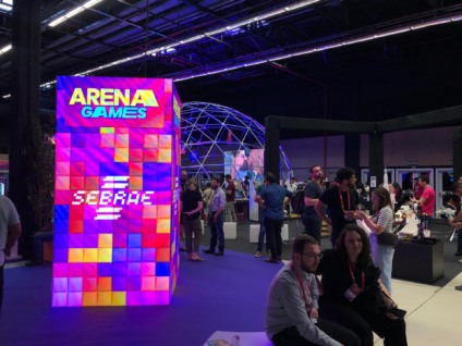 EmpreendeFest conta com espaços como a Arena Games para tratar do mercado tecnológico - Foto: Mateus Adriano/CBN CG EmpreendeFest conta com espaços como a Arena Games para tratar do mercado tecnológico - Foto: Mateus Adriano/CBN CG