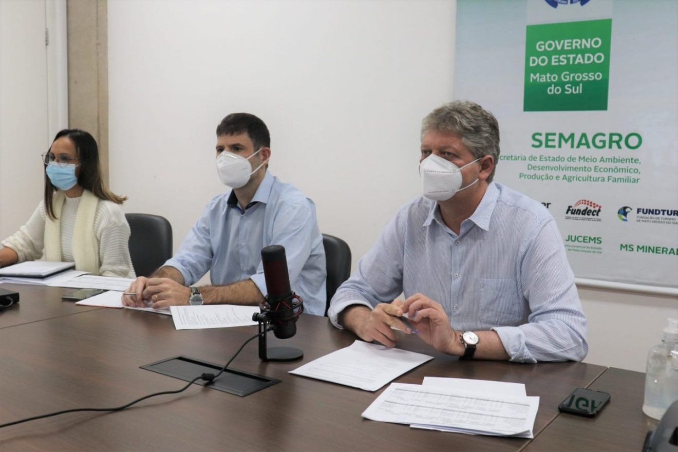 Secretário Jaime Verruck presidiu reunião ontem - Divulgação Semagro