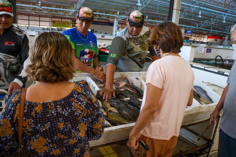 Os munícipes terão das 05h às 19h para comprar seu pescado. - Divulgação