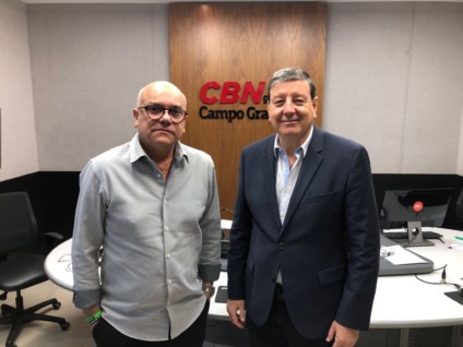 Zé Marques com Dr. Mauro Cosme - Foto: Gerson Wassouf