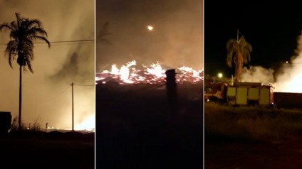 Incêndio consumiu cerca de  20 mil m² de área e quatro horas para ser contido - Corpo de Bombeiros