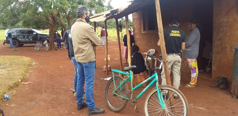 Agente de saúde encontra bebê morta em casa na aldeia Bororó em Dourados - Foto: Cido Costa