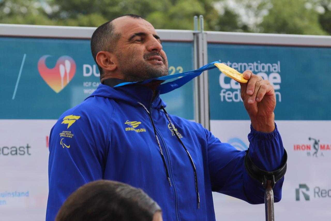 Com a conquista da medalha de ouro, Fernando Rufino garantiu vaga direto para a Paralimpíada de Paris-2024 - Reprodução/Arquivo Pessoal