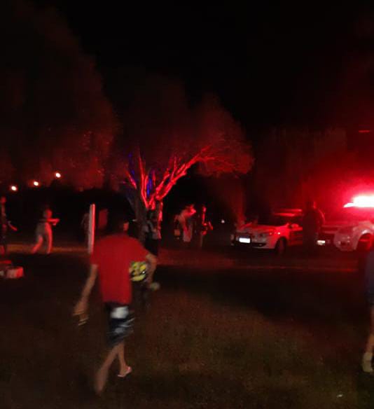 Movimentação de pessoas durante festa rave na Capital - Foto: GCM Campo Grande