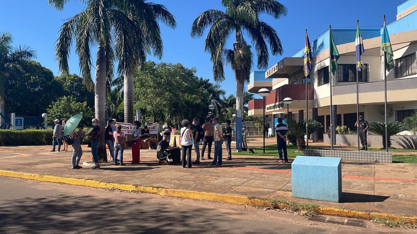 Professores da UFMS participam de paralisação nacional por reajuste salarial - Foto: Ingrid Rocha/CBN