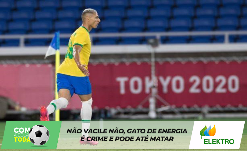 Richarlison, autos de 3 gols, comanda a vitória brasileira em Yokohama; próximo jogo é no dia 25 - Divulgação/COB