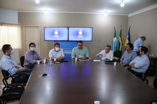 Presidente do grupo Beto Pereira esteve reunido com o prefeito de Dourados Alan Guedes -