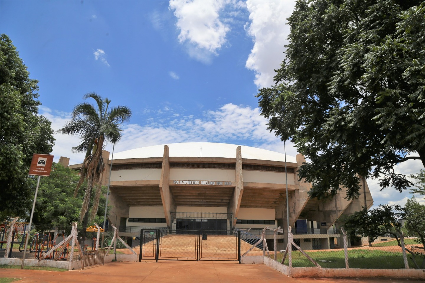 Entrada do Ginásio Guanandizão - Foto: Divulgação/ Prefeitura de Campo Grande