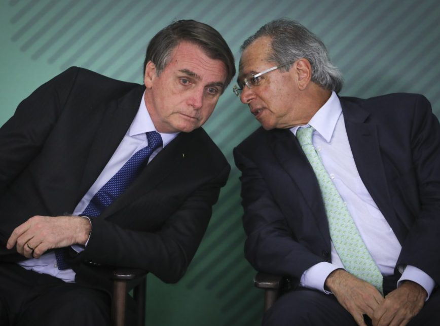 Presidente Jair Bolsonaro/ Ministro da Economia Paulo Guedes - Divulgação