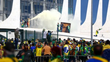 Atos de vandalismo no Planalto - Foto: Divulgação/Agência Brasil