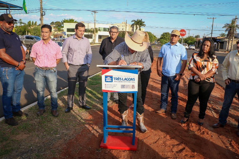 Ordem de serviço foi assinado nesta terça-feira (5) - Divulgação/Assessoria