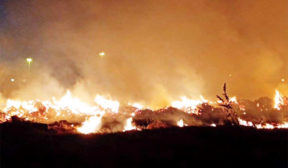 O Corpo de Bombeiros Militar de Mato Grosso do Sul alerta para a importância de limpar os terrenos de maneira legal e segura - Arquivo - RCN 67