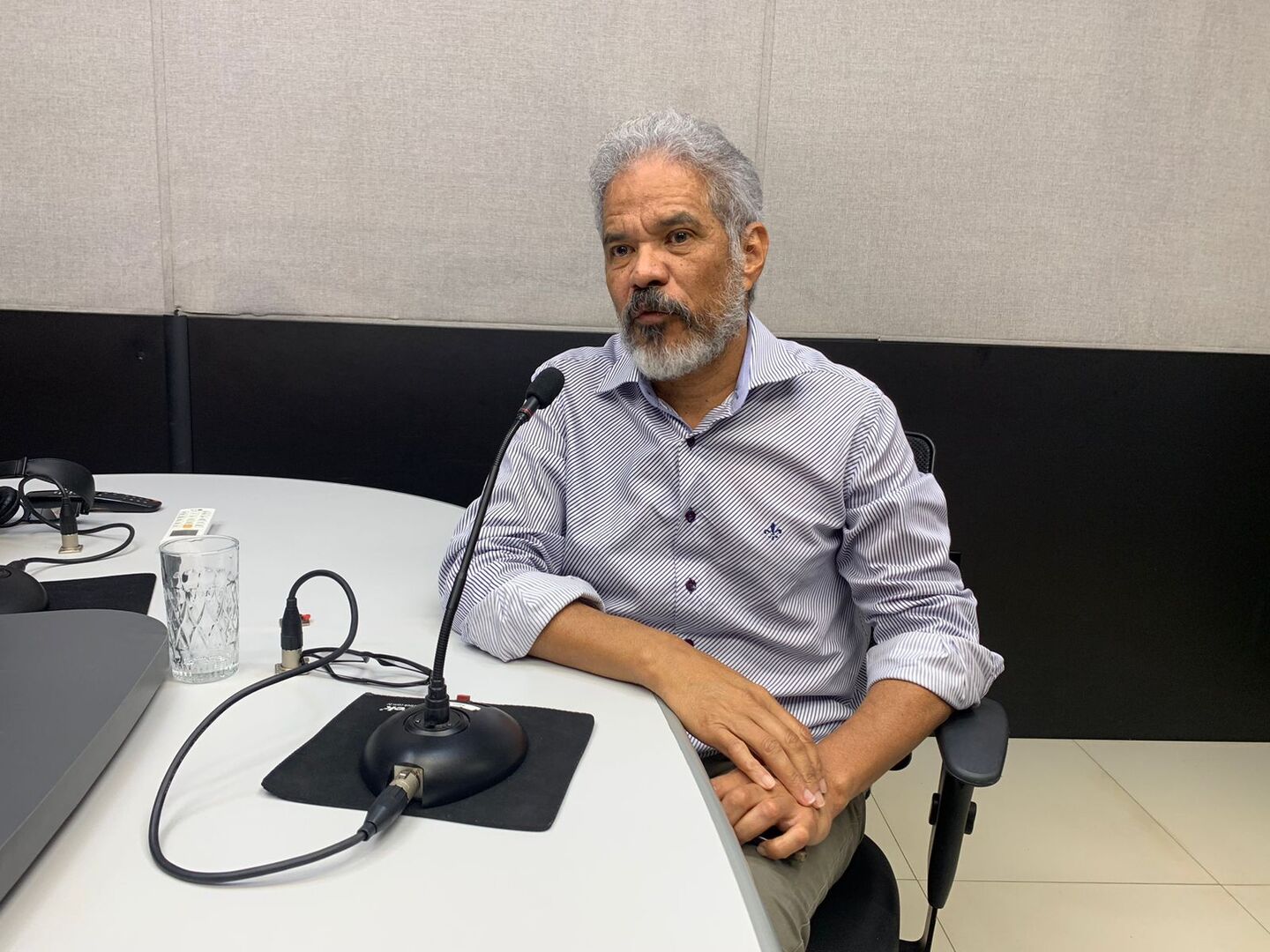 Adilson Trindade destacou que a nova diretoria do PSDB tem pouco tempo para se reestruturar - Foto: Duda Schindler/CBN-CG