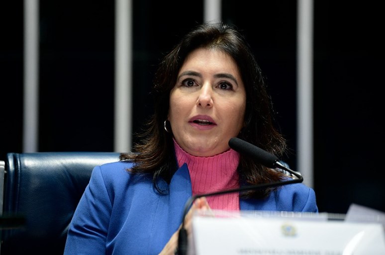 Ministra Simone Tebet pede afastamento do ministério por dez dias. - Foto: Divulgação/Senado Federal