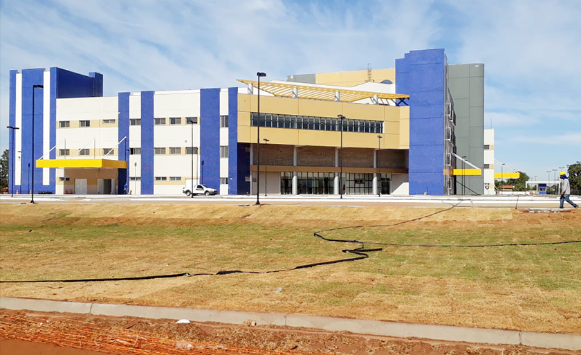 Obras estão na fase final e empreiteira vai entregar hospital nos próximos dias - Ana Cristina Santos/JPNews