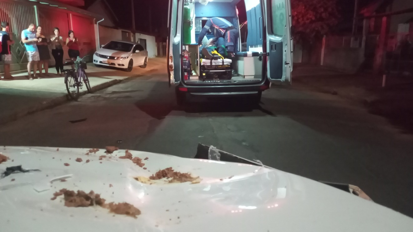 Motociclista fica ferido após acidente no bairro Ipacaraí - Alfredo Neto/JPNews