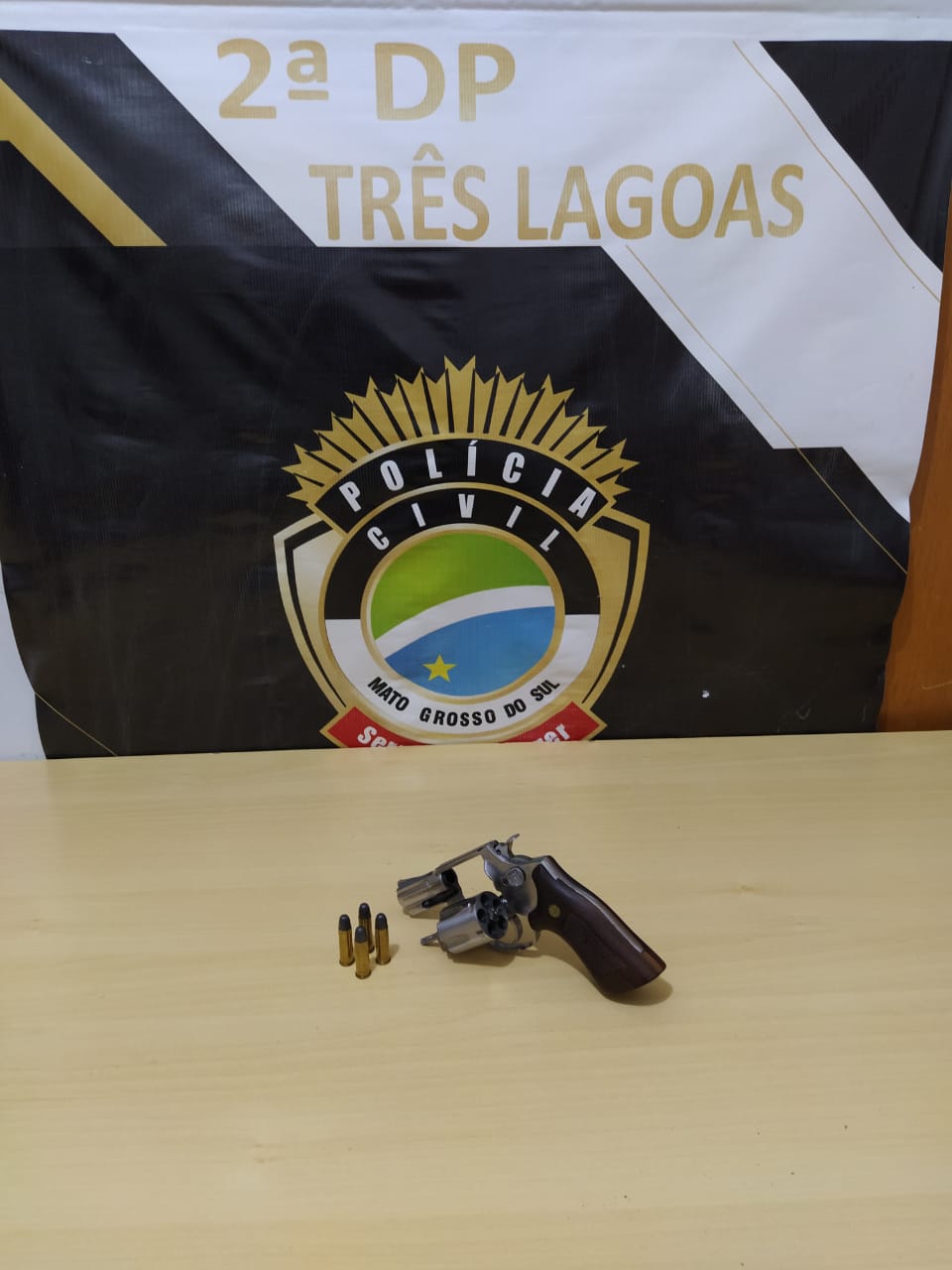 Polícia Civil e Polícia Militar prende autor de furto e recupera arma de fogo - Divulgação/Polícia Civil