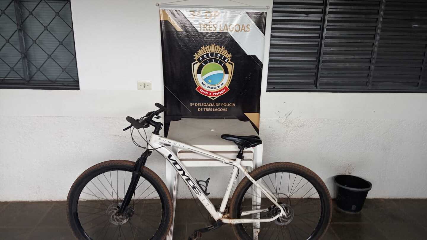 Durante o cumprimento do mandado, uma vizinha chegou devolvendo uma bicicleta que era produto de furto. - Divulgação/Polícia Civil