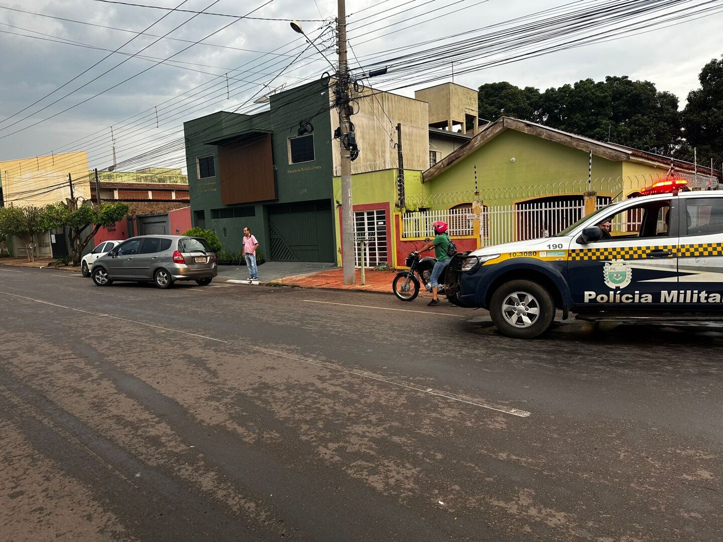 Motorista alcoolizado invade preferencial e causa acidente - Divulgação/Polícia Militar