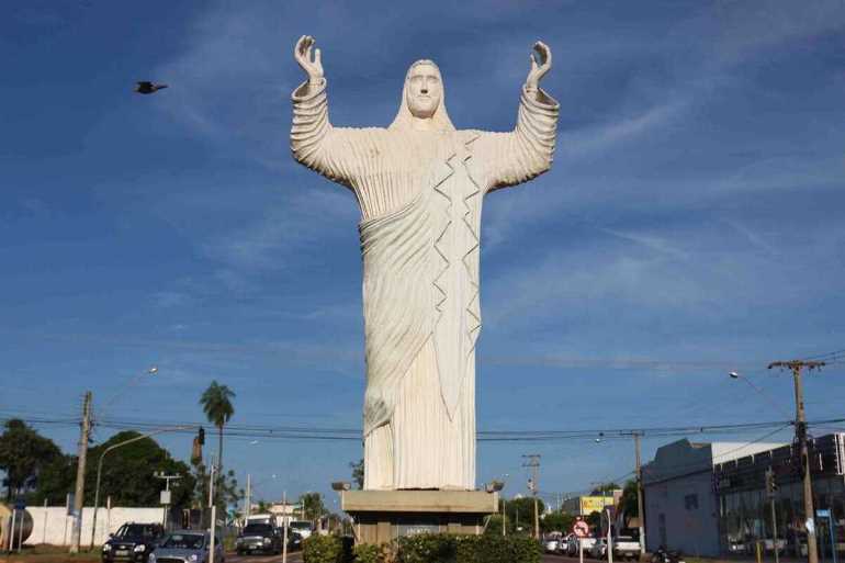 O monumento do Cristo foi construído em 1992 - Arquivo/JPNews