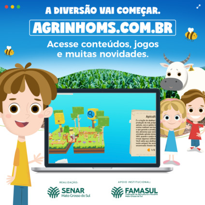 Agrinho conecta o campo e a cidade, com conhecimento e diversão - DIVULGAÇÃO/ASSESSORIA