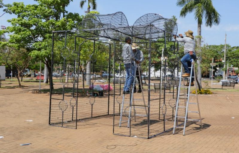 Os pontos decorados serão todos na área central. - Divulgação/Assessoria