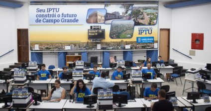 Central de atendimento ao cliente - Foto: Divulgação/PMCG