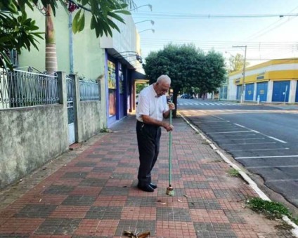 Ele tinha 94 anos e estava internado após sofrer um acidente doméstico - Divulgação/Facebook Ele tinha 94 anos e estava internado após sofrer um acidente doméstico - Divulgação/Facebook