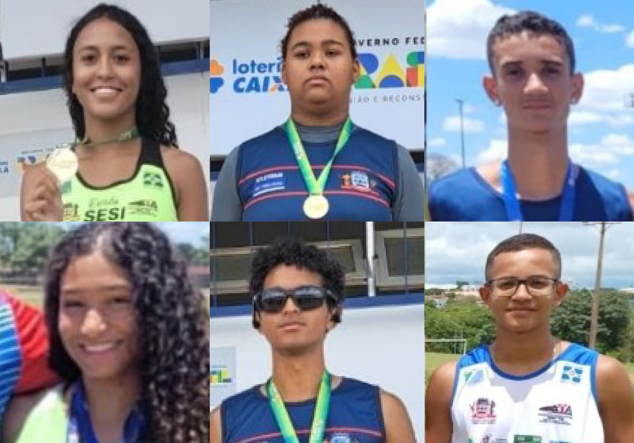 Jovens de Três Lagoas subiram no pódio em várias modalidades do atletismo - Divulgação