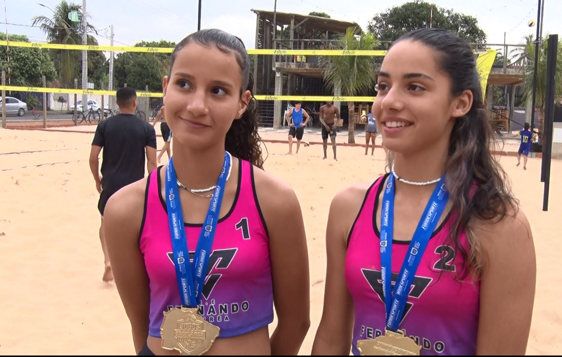 As atletas foram medalha de ouro no Jogos Escolares da Juventude de Mato Grosso do Sul - Reprodução TVC HD