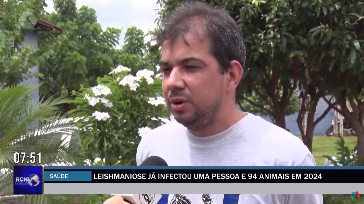 Leishmaniose já infectou uma pessoa e 94 animais em 2024