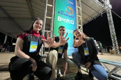No festival do ano passado, também foi disponibilizada a tradução em Libras - Foto: Governo de MS