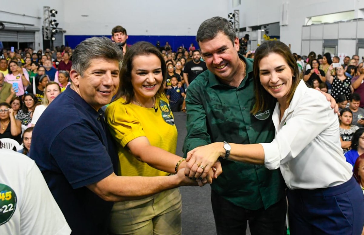 Riedel e Adriane Lopes se reúnem na prefeitura de Campo Grande - Divulgação