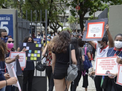 A informação está disponível no cartão de confirmação e, embora não obrigatória, a impressão do documento é recomendada pelo Inep - Foto: Tomaz Silva/Agência Brasil