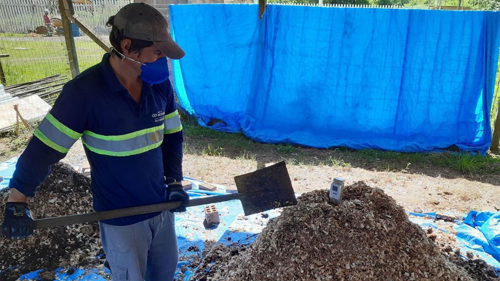 O processo de destinação ambientalmente correta é resultado de projeto desenvolvido dentro do estado - Foto: Divulgação/Aegea