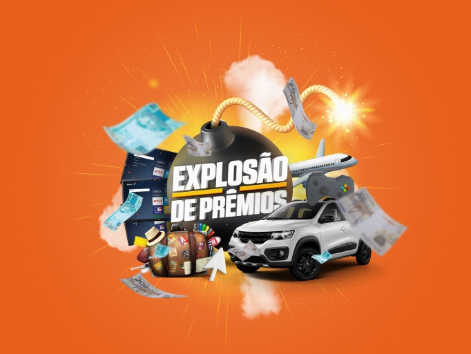 'Explosão de Prêmios' terá início no dia 17 de novembro com encerramento previsto para 31 de março do próximo ano - Divulgação