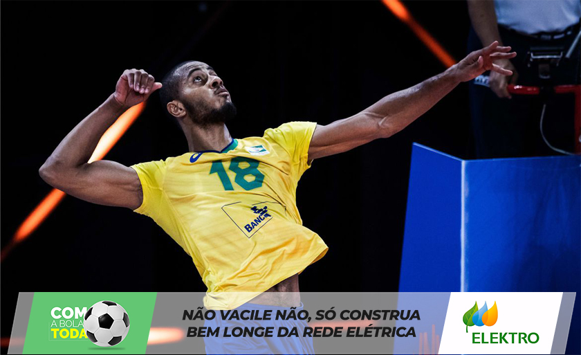 Com atuação de gala de Lucarelli, equipe nacional faz 3 sets a 1 - Divulgação/FIVB