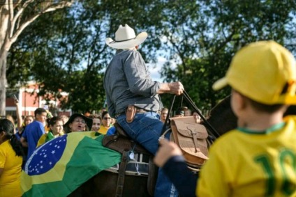 Representantes e produtores rurais estão se manifestando em favor de pró-bolsonarismo - Foto: Luciano Muta